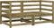 vidaXL - Tuinhoekbanken - 2 - st - 70x70x67 - cm - geïmpregneerd - grenenhout