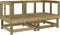vidaXL - Tuinhoekbanken - 2 - st - geïmpregneerd - grenenhout