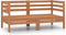 vidaXL - Tuinhoekbanken - 2 - st - massief - grenenhout - honingbruin