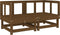 vidaXL - Tuinhoekbanken - 2 - st - massief - grenenhout - honingbruin