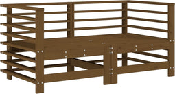 vidaXL - Tuinhoekbanken - 2 - st - massief - grenenhout - honingbruin