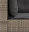 vidaXL - Tuinhoekbanken - 2 - st - met - kussens - poly - rattan - grijs