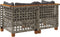 vidaXL - Tuinhoekbanken - 2 - st - met - kussens - poly - rattan - grijs