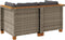 vidaXL - Tuinhoekbanken - 2 - st - met - kussens - poly - rattan - grijs