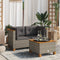 vidaXL - Tuinhoekbanken - 2 - st - met - kussens - poly - rattan - grijs