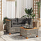 vidaXL - Tuinhoekbanken - 2 - st - met - kussens - poly - rattan - grijs