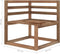 vidaXL - Tuinhoekbanken - 2 - st - pallet - bruin - geïmpregneerd - grenenhout