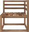 vidaXL - Tuinhoekbanken - 2 - st - pallet - bruin - geïmpregneerd - grenenhout