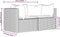 vidaXL - Tuinhoekbanken - met - kussens - 2 - st - poly - rattan - grijs