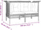 vidaXL - Tuinhoekbanken - met - kussens - 2 - st - poly - rattan - grijs