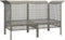 vidaXL - Tuinhoekbanken - met - kussens - 2 - st - poly - rattan - grijs