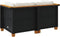 vidaXL - Tuinhoekbanken - met - kussens - 2 - st - poly - rattan - zwart
