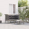 vidaXL - Tuinhoekbanken - met - kussens - 2 - st - poly - rattan - grijs
