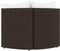 vidaXL - Tuinhoekbanken - met - kussens - 2 - st - poly - rattan - bruin