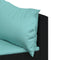 vidaXL - Tuinhoekbanken - met - kussens - 2 - st - poly - rattan - zwart