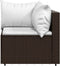 vidaXL - Tuinhoekbanken - met - kussens - 2 - st - poly - rattan - bruin