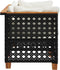 vidaXL - Tuinhoekbanken - met - kussens - 2 - st - poly - rattan - zwart