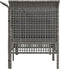 vidaXL - Tuinhoekbanken - met - kussens - 2 - st - poly - rattan - grijs