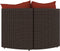 vidaXL - Tuinhoekbanken - met - kussens - 2 - st - poly - rattan - bruin