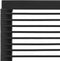 vidaXL - Tuinhoekstoel - met - kussens - poly - rattan - zwart - en - grijs