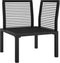 vidaXL - Tuinhoekstoel - met - kussens - poly - rattan - zwart - en - grijs