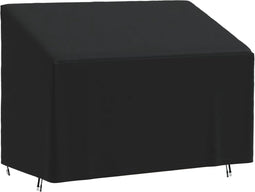 vidaXL - Tuinhoes - 2-zitsbank - 420D - 134x70x65/94 - cm - oxford - zwart