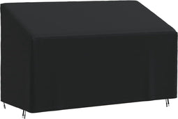 vidaXL - Tuinhoes - 3-zitsbank - 420D - 165x70x65/94 - cm - oxford - zwart