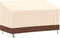 vidaXL - Tuinhoes - 3-zitsbank - 600D - 159x84x56/81 - cm - oxford - beige