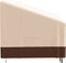 vidaXL - Tuinhoes - 3-zitsbank - 600D - 204x86x48/73 - cm - oxford - beige