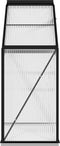 vidaXL - Tuinkas - 1,33 - m² - aluminium - antracietkleurig