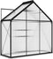 vidaXL - Tuinkas - 1,33 - m² - aluminium - antracietkleurig