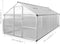 vidaXL - Tuinkas - 10,53 - m² - versterkt - aluminium
