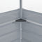 vidaXL - Tuinkas - 100x100x77 - cm - gegalvaniseerd - staal - groen