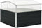 vidaXL - Tuinkas - 100x100x77 - cm - gegalvaniseerd - staal - antraciet