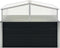 vidaXL - Tuinkas - 100x100x77 - cm - gegalvaniseerd - staal - antraciet