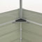 vidaXL - Tuinkas - 100x100x77 - cm - gegalvaniseerd - staal - antraciet
