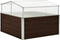 vidaXL - Tuinkas - 100x100x85 - cm - gegalvaniseerd - staal - bruin
