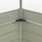vidaXL - Tuinkas - 100x100x85 - cm - gegalvaniseerd - staal - bruin