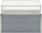 vidaXL - Tuinkas - 100x100x85 - cm - gegalvaniseerd - staal - grijs