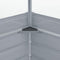 vidaXL - Tuinkas - 100x100x85 - cm - gegalvaniseerd - staal - grijs