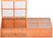 vidaXL - Tuinkas - 100x50x34 - cm - hout