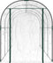 vidaXL - Tuinkas - 160x400x190 - cm - PVC - en - gepoedercoat - staal - transparant