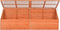 vidaXL - Tuinkas - 180x57x62 - cm - hout