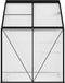 vidaXL - Tuinkas - 2,47 - m³ - aluminium - antracietkleurig