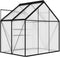 vidaXL - Tuinkas - 2,47 - m³ - aluminium - antracietkleurig