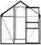 vidaXL - Tuinkas - 2,47 - m³ - aluminium - antracietkleurig
