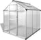 vidaXL - Tuinkas - 3,46 - m² - versterkt - aluminium