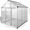 vidaXL - Tuinkas - 3,46 - m² - versterkt - aluminium