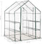vidaXL - Tuinkas - met - 8 - schappen - 143x143x195 - cm