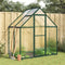 vidaXL - Tuinkas - met - basisframe - 169x114x195 - cm - aluminium - groen